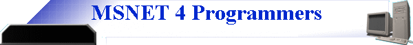 MSNET 4 Programmers
